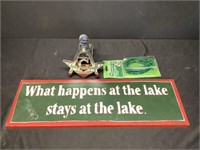 Mason's Hitch, Lake Sign & Christmas Ties