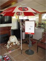 Lot of Coca Cola Collectibles - Umbrella