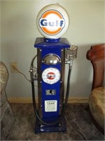 Gulf Gas Pump Lamp / Clock