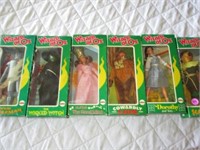 Lot (6) Mego Wizard of Oz Action Figures