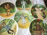 Lot (6) Wizard of Oz Collector Plates