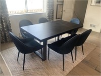 DINING TABLE W/ (6) CHAIRS