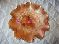 Carnival Glass - 8 1/2" Footed Bowl