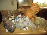 Lot of Cat Figurines and Decoration