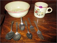 Baby Spoons & Child's Dishes