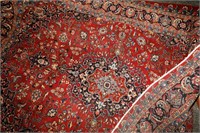 HAND-KNOTTED MASHAD WOOL CARPET