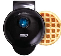 Dash DMW001BK, Mini Waffle Maker