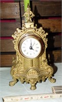 Italy Brass Clock Case w/Real Quartz Clock