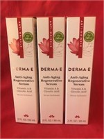 Anti-Aging Regenerative Serum 'Derma-E', 60ml x3