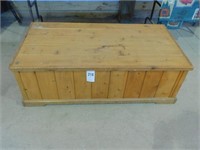 Knotty Pine Storage Box