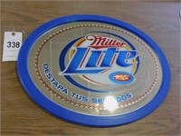 Miller Lite Beer Mirror