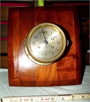 Salem Ships Bell Brass Wind Up Clock Works