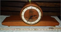 Mantle Clock w/West German Franz Hermiel 12 jewel