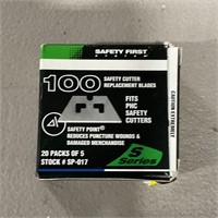 Pacific Handy Cutter Safety Point Blades 100 pack