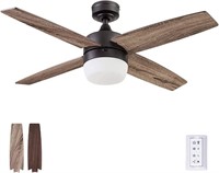 Prominence Home Atlas Ceiling Fan, 44, Espresso