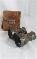 Vintage Binoculars with Leather Case