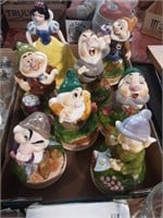 Snow White and 7 Dwarfs musical figures