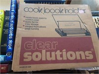 Cookbook holder and cookbooks