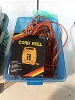 Cord reel and extension cords