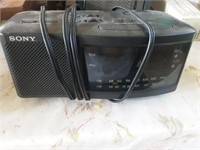 Sony AM FM alarm clock and more
