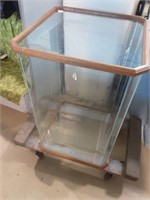 Glass display case