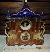 Porcelain Victorian Clock Case AS IS