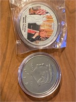 (2) Trump Coins