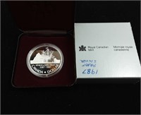 CANADIAN SILVER DOLLAR  - PROOF - 1987