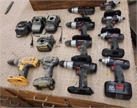 Cordless Drills & Chargers, 4 Impact, 5 Hand