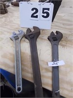 3 Cresant Wrenches