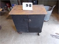 Cabinet (Tool Box) On Wheels, Drawers & Doors