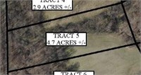 Tract # 5 – Approx. 4.7 acres of vacant land