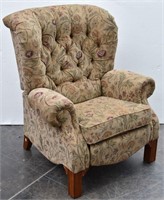 Tufted Upholstered Rolled Arm Chair
