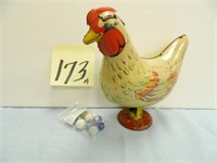 Wyandotte Toy Chicken & 8 Marbles