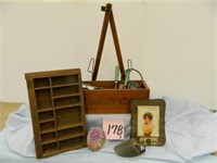 Small Type Tray, Borden's Cheese Box & Other -