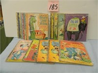 (13) 1960's Childrens Golden Books