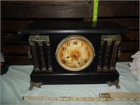 Sessions Wood Mantle Clock AS IS For Parts
