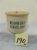 Meadow Gold Always Good Adv. Butter Crock -