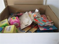 B.BOX FULL WITH ART/CRAFT, STATIONARY, OTHER ITEMS
