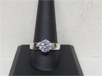 .925 Sterling Silver Solitaire Ring