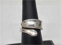 .925 Sterling Silver "Southern Charm" Adj Ring