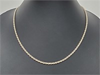 .925 Sterling Silver Twisted Chain