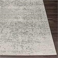 Surya Harput Rug, 80cm x 220cm, Grey/Ivory/White