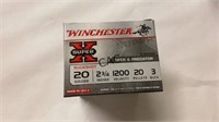 25rds Winchester SuperX 20ga Buckshot 20P 3 Buck