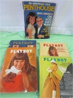 Vintage Penthouse & Playboy Magazines