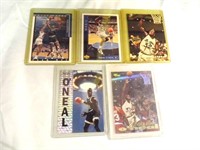 5 Shaquille O'Neal Cards