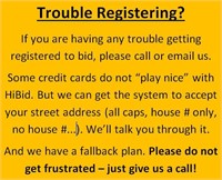 Having trouble getting registered?
