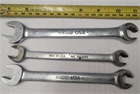 SNAP ON SET OF 3 WRENCHES 9/16.7/16.1/2