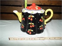 Cherry Decor Teapot