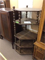 vintage corner shelf unit